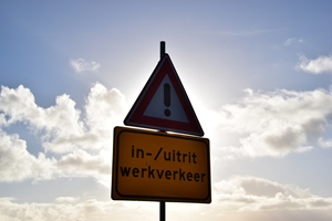 Verkeerssituatie kop van Noord Holland