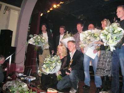 De genomineerden met in het midden Mark en Ursuline Smit