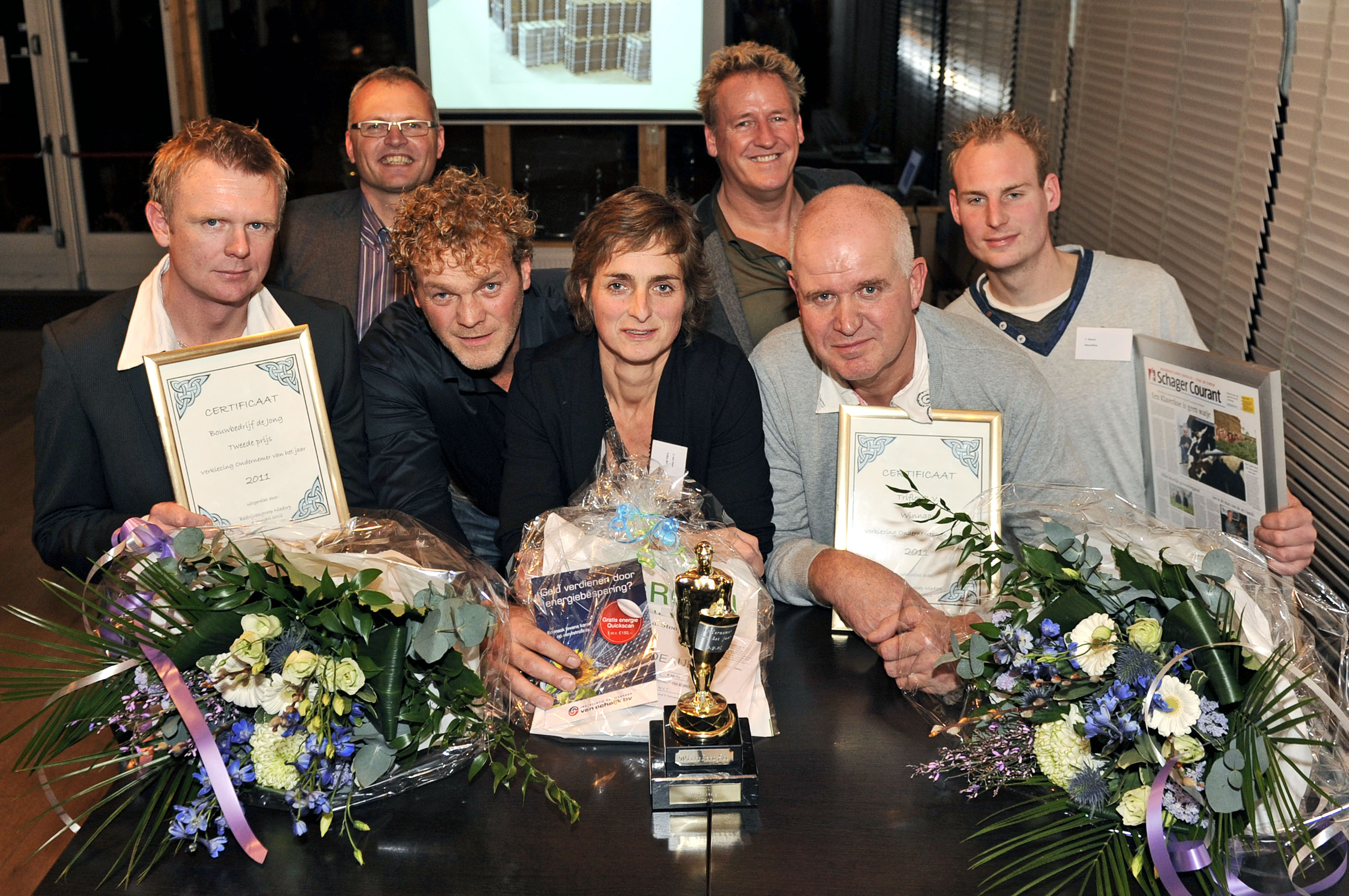 Triflor BV uit Oude Niedorp gekozen tot Ondernemer van het Jaar 2011