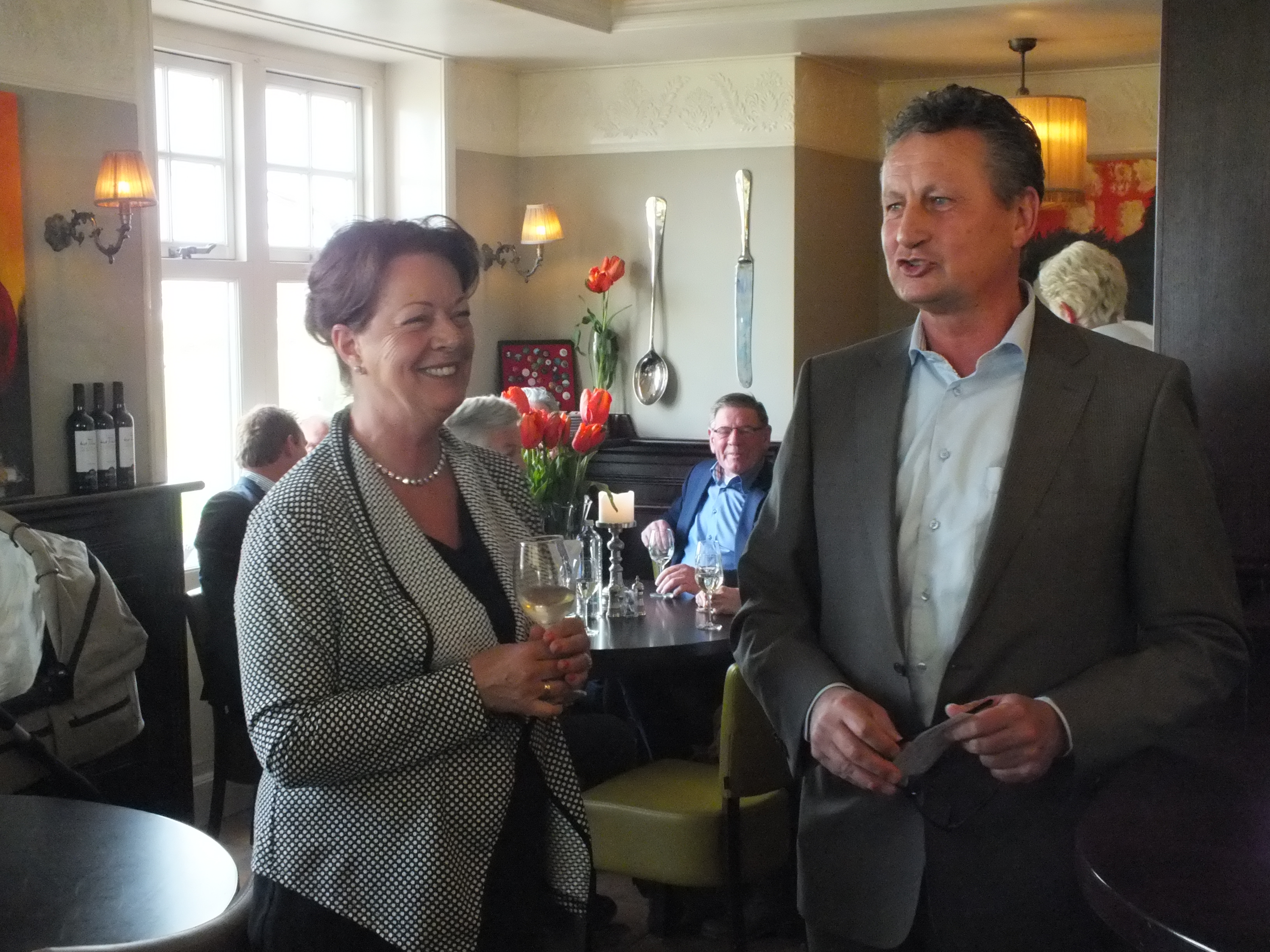 Afscheid voorzitter Jeanette de Boer-Visser van de Bedrijvengroep Niedorp.