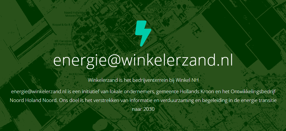Nieuws van stuurgroep energie@winkelerzand.nl 