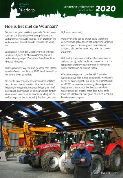 Hoe is het met de Winnaar?