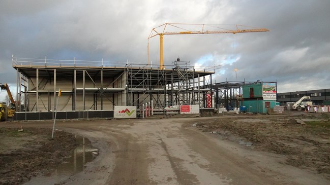 Nieuwbouw op bedrijventerrein Zevenhuis