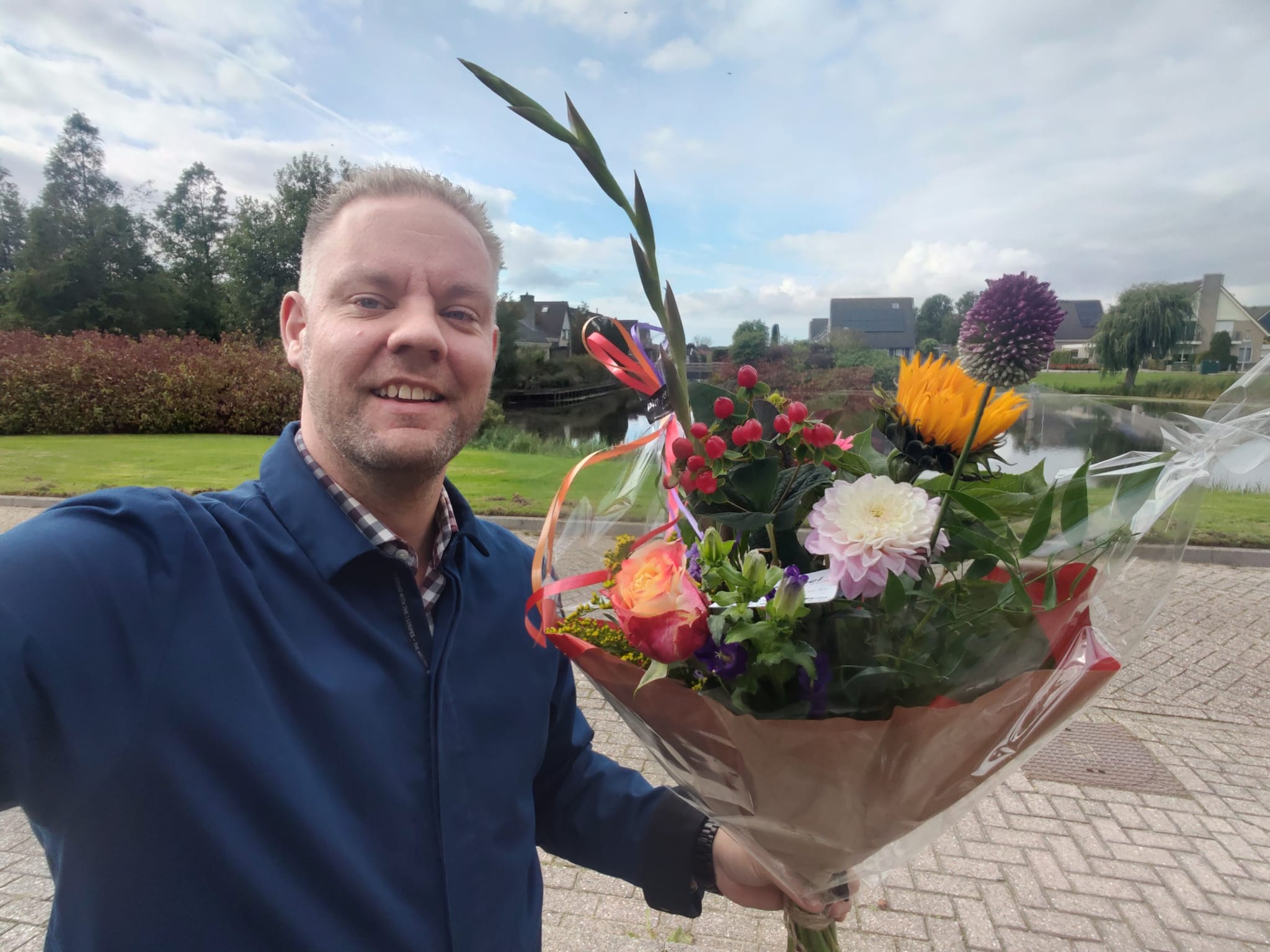 Voorzitter Bedrijvengroep Niedorp bezoekt de genomineerden