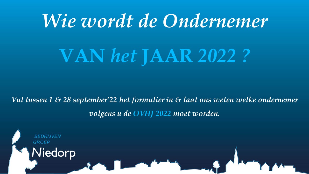 Wie moet volgens u "Ondernemer van het jaar 2022" worden?