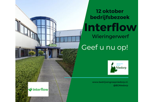 Herinnering - ledenbijeenkomst 12 oktober 2022 – bedrijfsbezoek bij Interflow