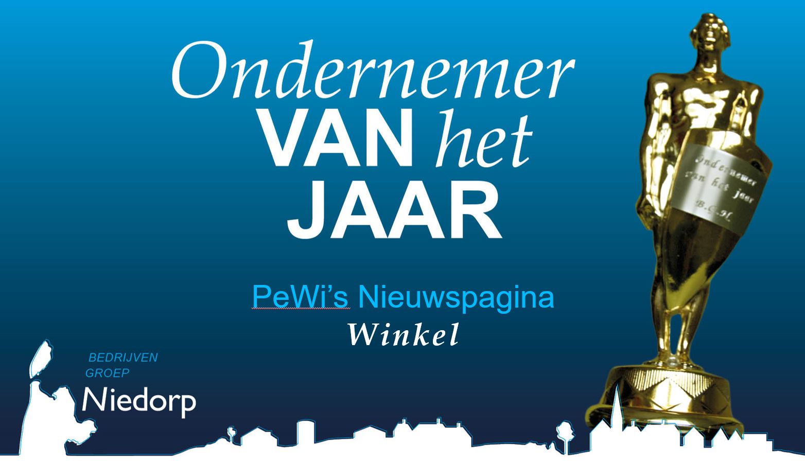 PeWi’s Nieuwspagina gekozen tot Ondernemer van het Jaar 2022