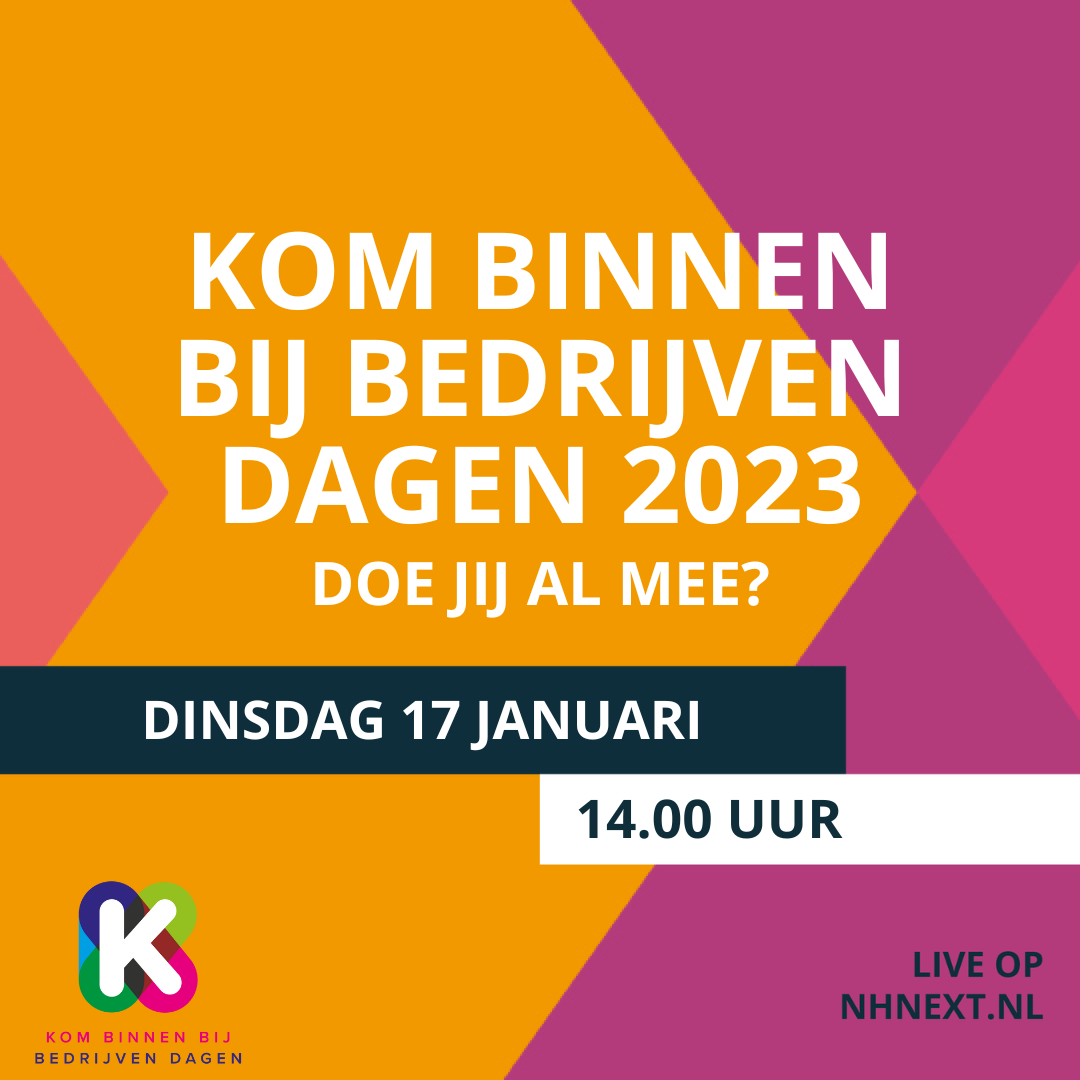 KOM BINNEN BIJ BEDRIJVEN DAGEN 2023