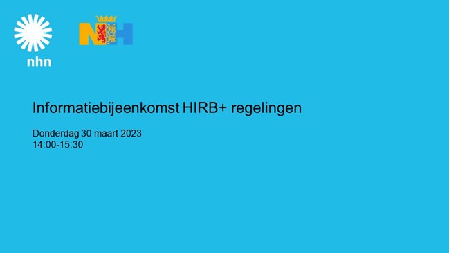Presentatie HIRB+ 300323 NHN1