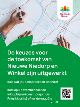 Nieuwe Niedorp en Winkel 2035: denk mee over de toekomst van onze dorpen 