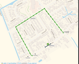 Afsluiting Rijdersstraat, T Veld