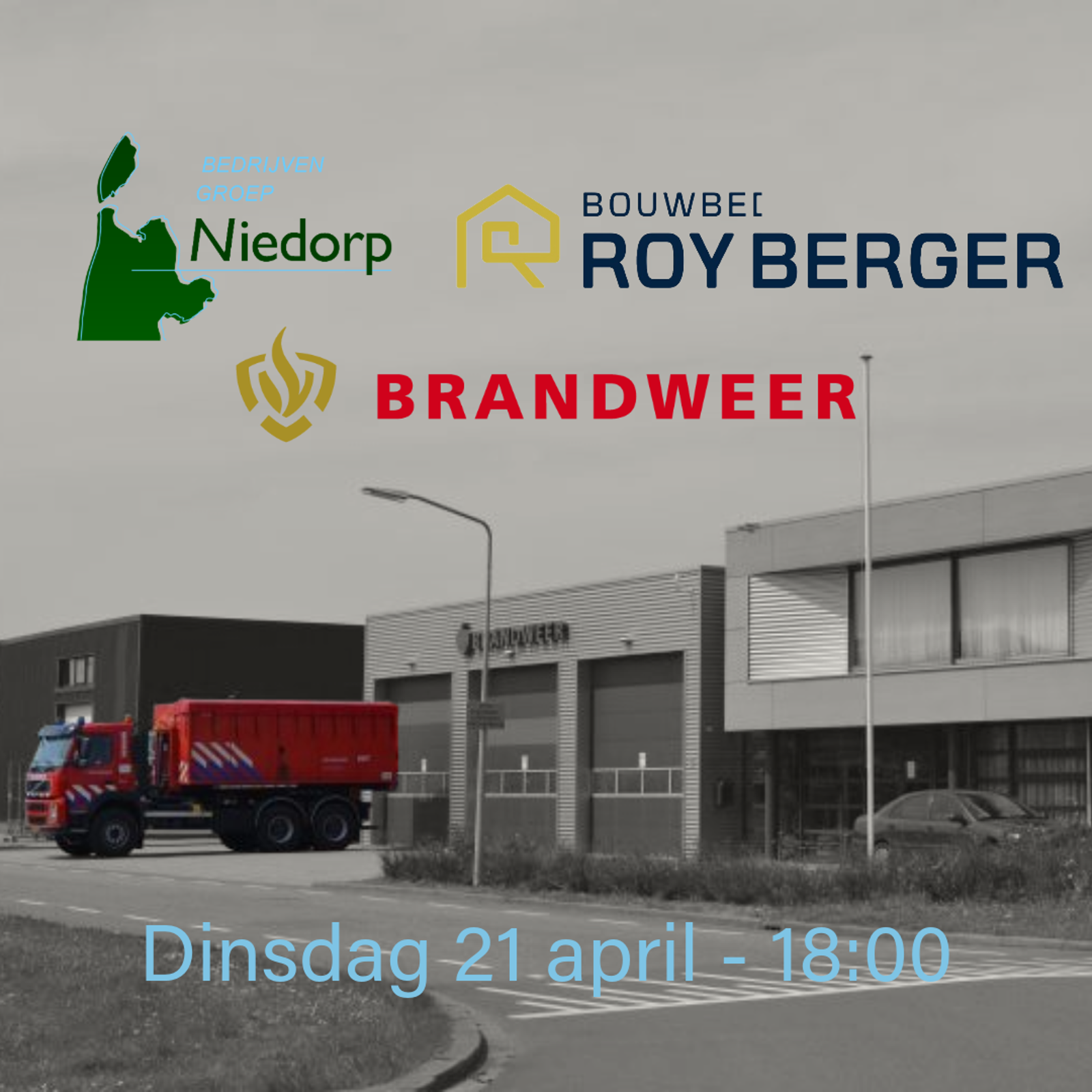 Bedrijfsbezoek Roy Berger - Brandweerkazerne Winkel - Di.21 April