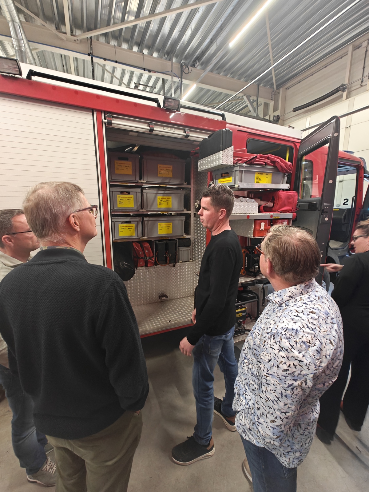 Geslaagd bedrijfsbezoek - Brandweerkazerne & Roy Berger