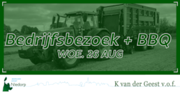 Aanmelden bedrijfsbezoek + BBQ