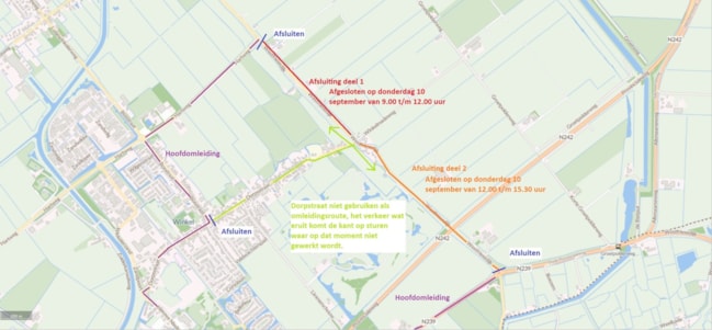 Overzicht West Friesedijk