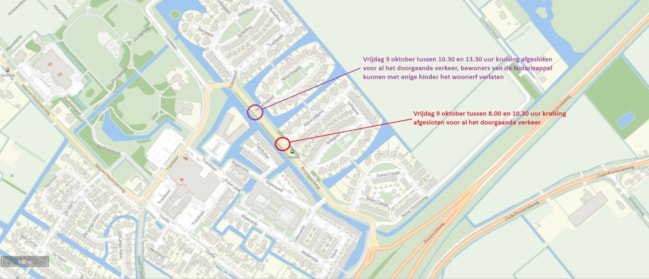 Overzicht werkzaamheden Boomgaardweg