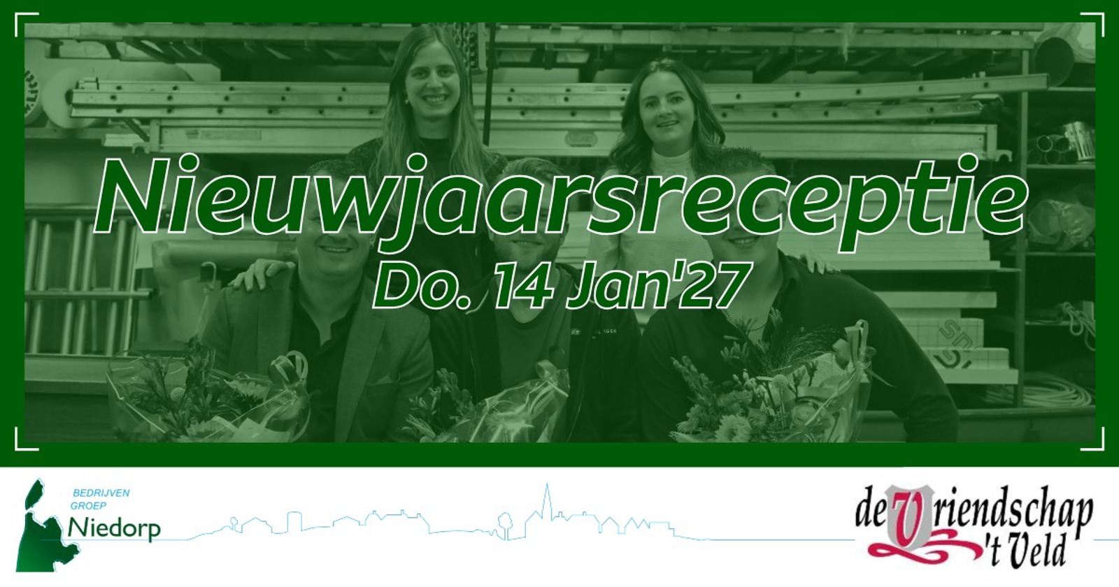 Save the date - Nieuwjaarsreceptie 